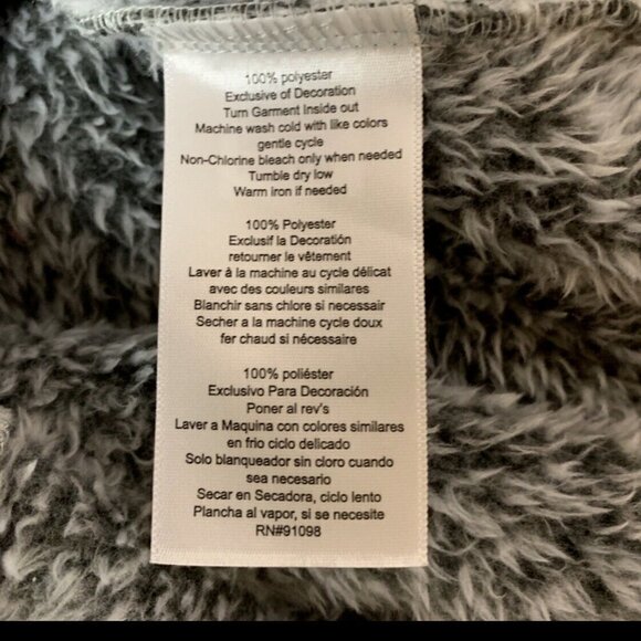 Boxercraft Teddy Sherpa Supersoft Gray CLEMSON TIGERS Pullover Sz Small - Picture 8 of 8